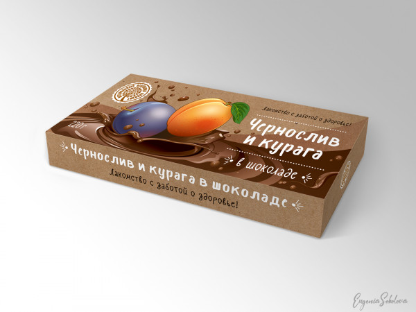 №2 Чернослив и курага в шоколаде, 220г в Лениногорске