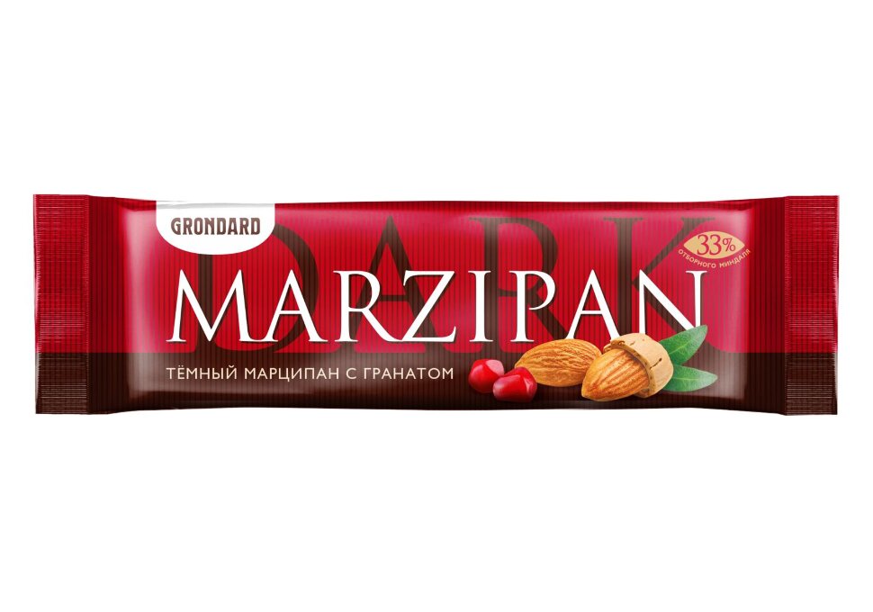  TM Grondard     (10973) Батончики глазированные Марципановые ГРАНАТ, (24шт по 50г)       в Лениногорске